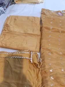 Golden Salwar Kameez