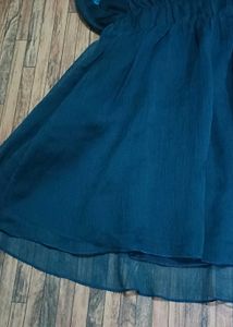 Blue Baby Doll Top