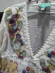 Boho Embroidered Dress- From Italy(Amalfi Coast)