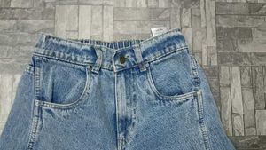 Wide Leg Denim Jeans