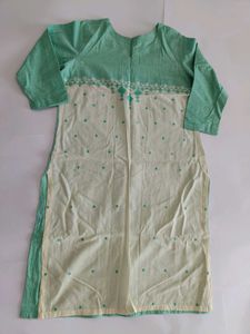 Pricedrop | Mint Green Handloom Cotton Kurta