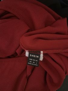 Red Cutout Bodycon Dress