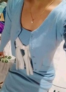 Korean Dress With Jacket