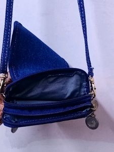 Denim Small Sling Bag