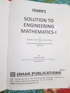 Engineering Mathematics I