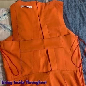 MANGO Chic Orange Mini Dress