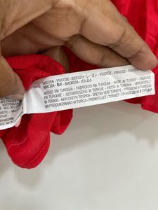 Zara Ruby Red Kaftan Top ❤️ Effortless Glam ✨