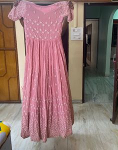 Gown With Corset Pattern And Full Gher