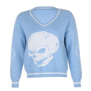 A Blue Skull Sweater.