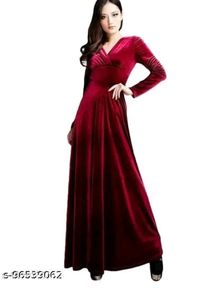 Elegant Velvet Maxi Dress