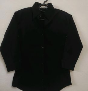 Black Formal Shirt For Women