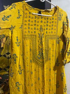 Elegant Yellow Kurta