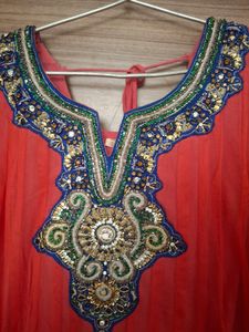 Beautiful Anarkali Dress For Heavy look