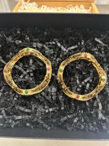 Gold-toned Bangle/kada Set