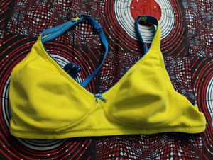 Non-Wired Non-Padded Everyday Bra In Yellow