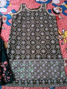 two kurti wear with palzzo nd pant mirror work
