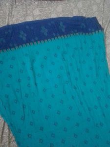 Teal Printed Tunic Top