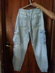 Cargo Denim Pants