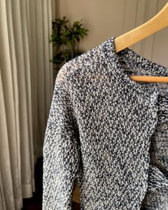 Knitted Grey Crop Top