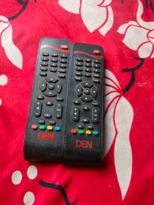 Den Setup Box Remote Combo Of 2