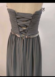Myrcella Charcoal | Corset Back Gown