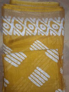 Elegant Yellow Saree