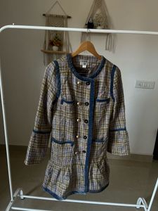 CHANEL Woven Tweed Jacket Shift Dress