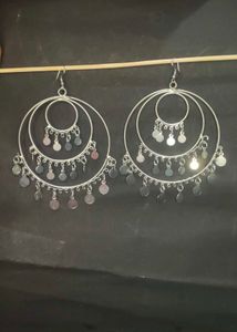 Silver Statement Earrings