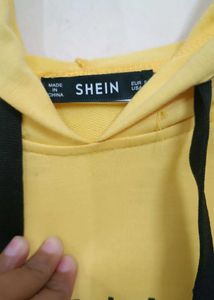 Yellow Hoodie From Shein