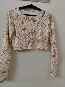 Stylish Animal Print Crop Top