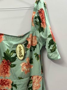 Floral Print Midi Dress
