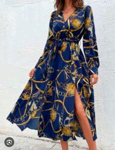 URBANIC Chain Print Maxi Dress From