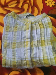 Pastel Plaid Long Sleeve Top