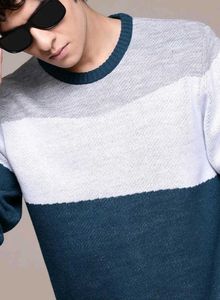 Stylish Color Block Sweater