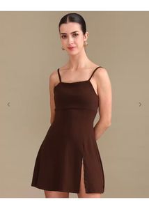 Brown Mini Dress🌸🌸🌼