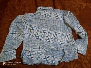Puffed Sleeve Shirt Style Top