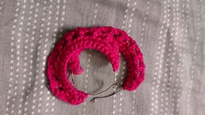 Crochet Hoop Earrings