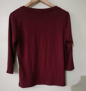 Maroon Top
