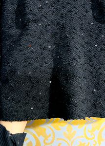 Sequin Black Party Wear Top
