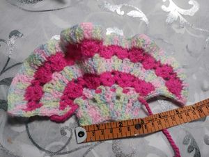 Laddu Gopal ji Knitted Dress ( Frock cum shawl)