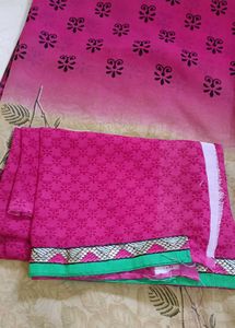 Floral Print Fabric Piece