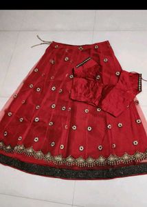 Elegant Maroon Lehenga Choli Set