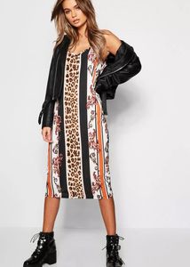 Boohoo sleeveless midi dress