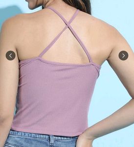 Purple Mauve Halter Top