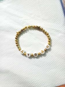 Custom Name Mom Baby Bracelets (Pair)