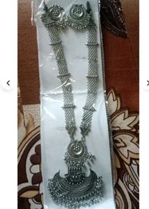 Oxidized Silver Necklace Set