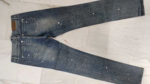 Distressed Denim Jeans