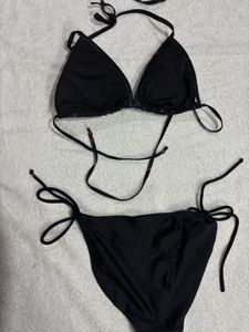 Cute Black Bikini Set