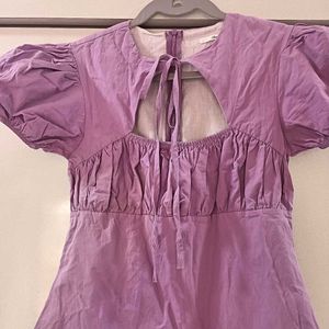 Coquette Purple Top