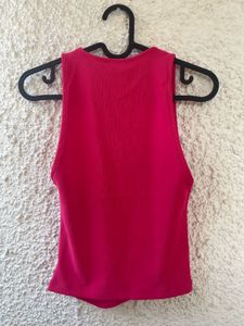 ZARA Fitted pink Top